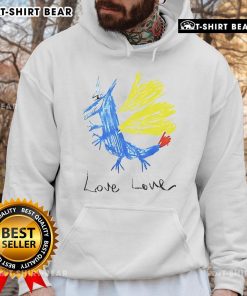 Colorful art hoodie featuring a vibrant top dragon love design, perfect for fans of unique and artistic apparel.