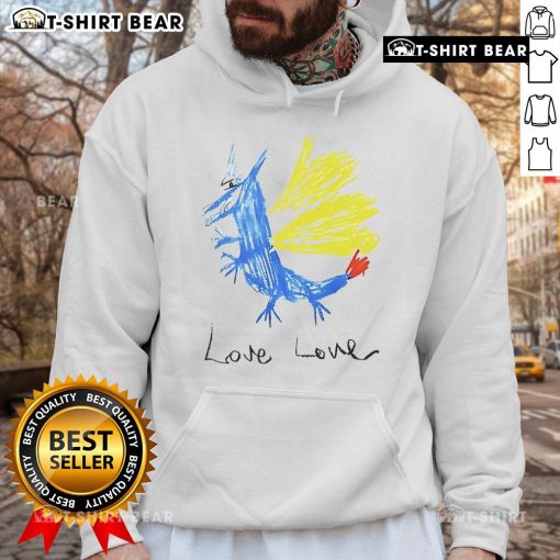 Colorful art hoodie featuring a vibrant top dragon love design, perfect for fans of unique and artistic apparel.