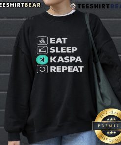 Top Eat Sleep Kaspa Repeat Sweatshirt in stylish design, perfect for casual wear and cozy comfort.