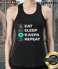 Top Eat Sleep Kaspa Repeat Tank Top - Stylish graphic tank top for casual wear, perfect for comfort and fun.