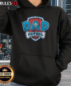 Top Fathers Day Dad Patrol Hoodie featuring a stylish design, perfect gift for dads celebrating their special day.
