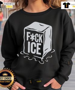 Stylish Top-Fck-ICE-Print-Sweatshirt featuring bold graphic design, perfect for casual wear and street style.
