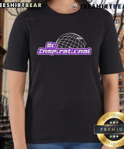 Top Flight Reacts inspirational globe design on a stylish ladies tee, perfect for travel and adventure enthusiasts.
