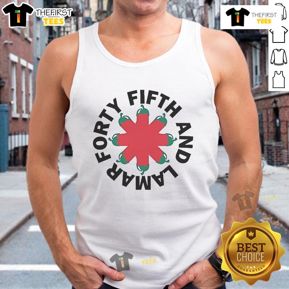 Top Forty Fifth And Lamar Tank Top Stylish Top Forty-Fifth And Lamar Tank Top showcasing a trendy design, perfect for casual summer outings.