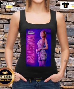 Stylish tank top inspired by John Wick Ballerina featuring a sleek design and bold graphics for fans and collectors.
