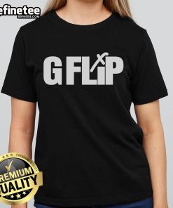 Top G Flip Logo Ladies Tee featuring a stylish design and comfortable fit for women who love trendy apparel.