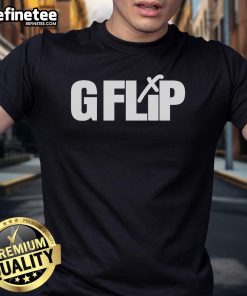 Top G Flip Logo T-Shirt featuring a bold graphic design, perfect for casual wear and stylish street fashion.