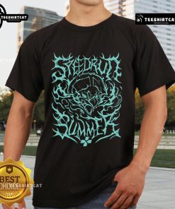 Top Games Done Quick Speedrun Summer T-Shirt featuring vibrant graphics and event logo, perfect for gaming enthusiasts.