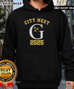Alt Text: 2025 Top Gettysvue Swim City Meet hoodie featuring vibrant design and logo, perfect for swim meet enthusiasts.