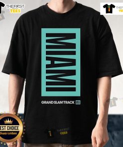 Top Grand Slam Track Miami T-Shirt featuring vibrant design and comfortable fit for sports enthusiasts and fans.
