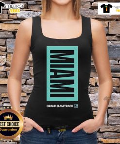 Top Grand Slam Track Miami Tank Top in vibrant colors, perfect for summer workouts and stylish casual wear.