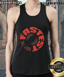 Top Grand Slam Track: Only the Fastest Tank Top showcasing sleek design and vibrant colors for athletic performance.