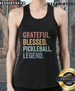 Top Grateful Blessed Pickleball Legend Tank Top - stylish activewear for pickleball enthusiasts and champions.