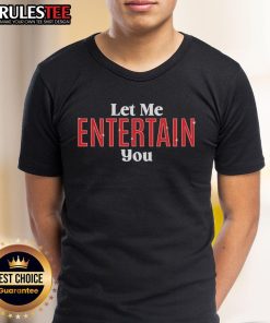 Top Gypsy Let Me Entertain You T-Shirt featuring vibrant design and comfortable fit for fans of fun and unique apparel.