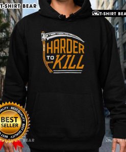 Top Harder To Kill Hoodie in black, showcasing a stylish design and cozy fit for everyday wear.