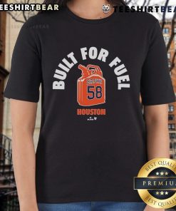 Top Hunter Brown Built For Fuel Houston Astros Ladies Tee, featuring stylish design and vibrant team colors.