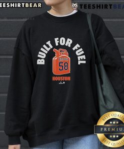 Top Hunter Brown Built For Fuel Houston Astros sweatshirt showcasing team logo and sporty design.