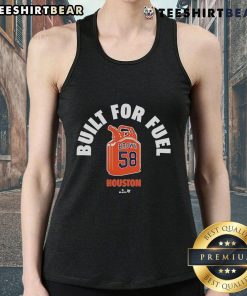 Top Hunter Brown Built For Fuel Houston Astros tank top showcasing team spirit and stylish design for fans.