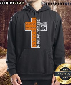 Alt Text: Oregon State Beavers logo hoodie with 'I Can Do All Things Through Christ Who Strengthens Me' text design.
