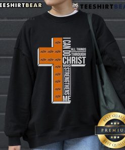 Alt Text: Oregon State Beavers logo sweatshirt featuring I Can Do All Things Through Christ Who Strengthens Me design.