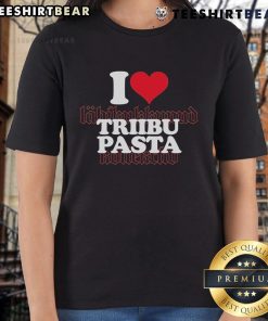 Top I Love Triibupasta Ladies Tee featuring a stylish design perfect for pasta lovers and casual wear.