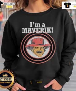 Top Im A Maverik Cowboy Sweatshirt featuring a stylish design, perfect for casual wear and cowboy enthusiasts.