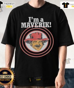 Top I'M A Maverik Cowboy T-Shirt featuring bold graphics and western style, perfect for cowboy enthusiasts.