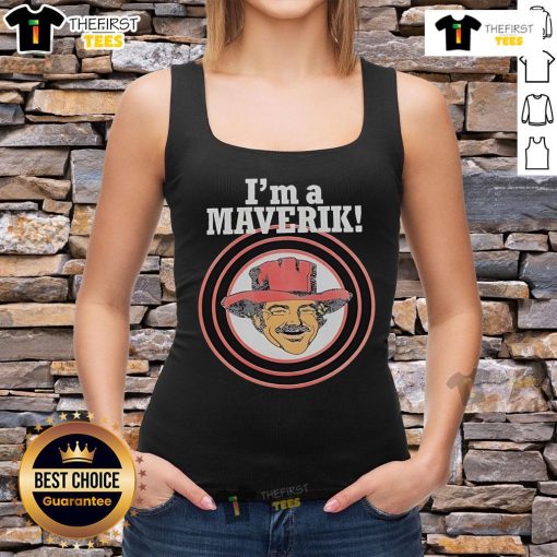 Stylish Top Im A Maverik Cowboy Tank Top featuring a bold design, perfect for casual wear and summer adventures.