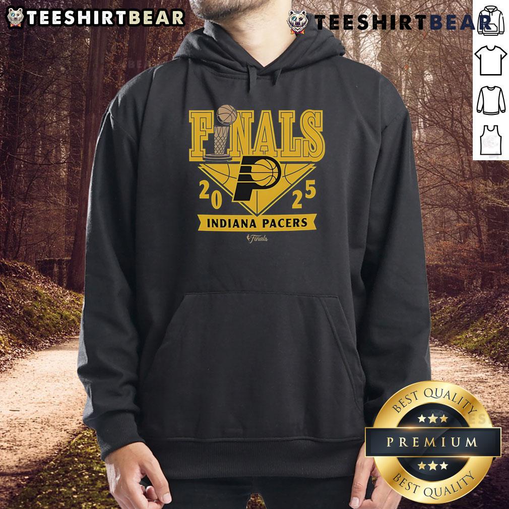 Top Indiana Pacers 2025 Finals Participant Comfy Hoodie Comfy hoodie featuring the Top Indiana Pacers 2025 Finals Participant logo, perfect for fans and casual wear.