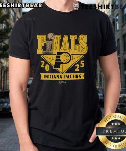 Top Indiana Pacers 2025 Finals Participant comfy t-shirt in blue, featuring team logo and stylish design for fans.