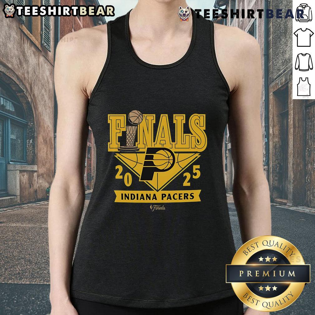 Top Indiana Pacers 2025 Finals Participant Comfy Tank Top Comfy tank top featuring the Top Indiana Pacers 2025 Finals Participant logo, perfect for fans and casual wear.