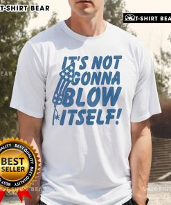 Alt Text: Top Its Not Gonna Blow Itself Firecracker T-Shirt in vibrant red, perfect for celebrating Independence Day.
