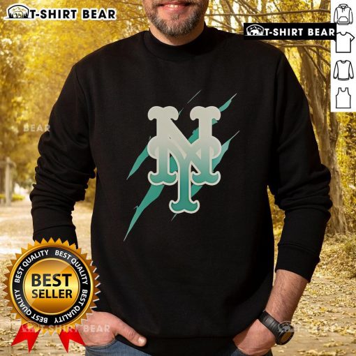 Top Jurassic World Rebirth New York Mets logo sweatshirt featuring vibrant design and comfortable fit for fans.
