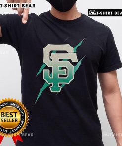 Top Jurassic World Rebirth San Francisco Giants logo T-shirt design featuring vibrant graphics and bold colors.