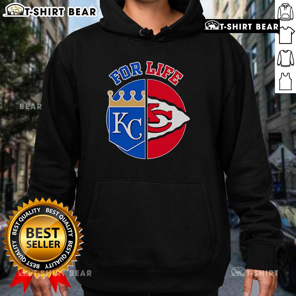 Top Kansas City Chiefs And Royals For Life Hoodie Top Kansas City Chiefs and Royals for Life hoodie featuring bold team logos and vibrant colors, perfect for fans.