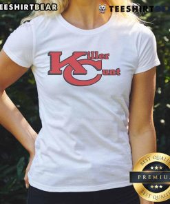 Stylish Kansas City Chiefs ladies tee featuring a unique bear graphic, perfect for game day and casual wear.