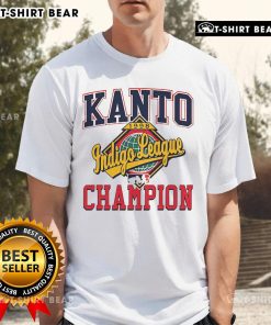 Vintage 90s Kanto League Champion T-Shirt featuring iconic graphics and retro design for Pokmon fans.