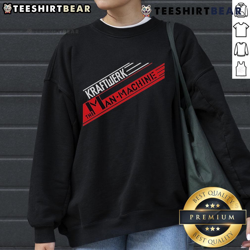 Top Kraftwerk The Man Machine Sweatshirt Top Kraftwerk The Man Machine sweatshirt featuring bold graphics and retro design, perfect for music fans and fashion enthusiasts.