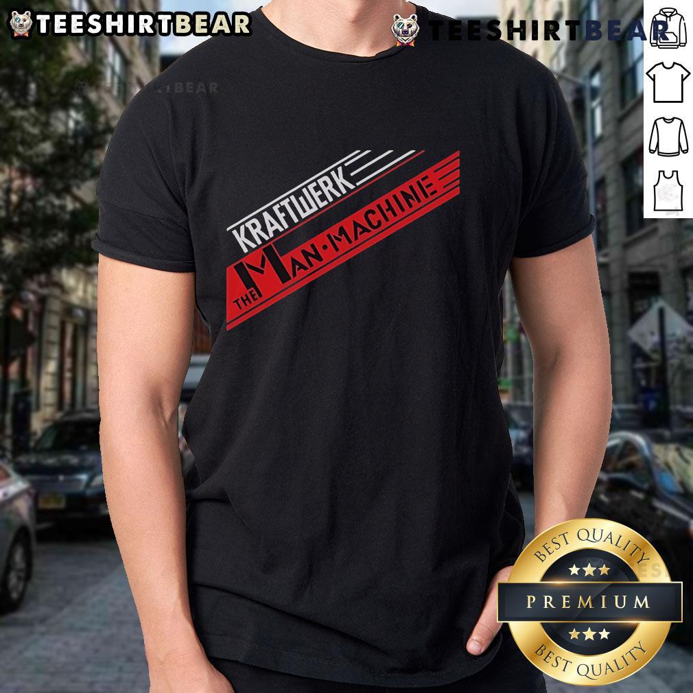 Top Kraftwerk The Man Machine T Shirt Top Kraftwerk The Man Machine T-Shirt featuring iconic band graphics in a stylish design for music lovers.