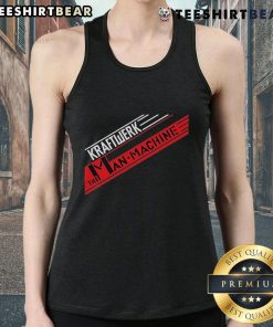 Stylish Top Kraftwerk The Man Machine tank top featuring iconic graphics and sleek design, perfect for music fans.