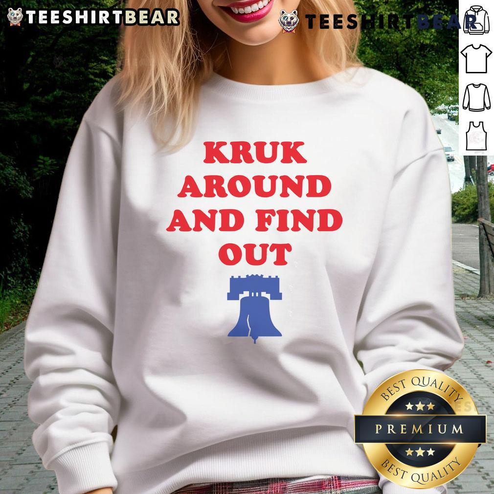 Top Kruk Around And Find Out Bella Canvas Philadelphia Baseball Sweatshirt Top Kruk Around And Find Out Bella Canvas Philadelphia baseball sweatshirt in a cozy, stylish design for fans.
