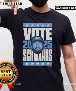 Top Kyle Schwarber 2025 Vote T-Shirt featuring bold graphics and vibrant colors for baseball fans and supporters.