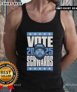 Top Kyle Schwarber 2025 Vote Tank Top featuring a bold design celebrating the baseball star and his upcoming campaign.