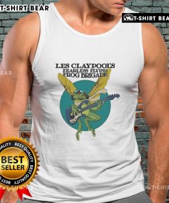 Top Les Claypool's Fearless Flying Frog Brigade Summer of Green Tank Top featuring vibrant frog design and summer vibes.
