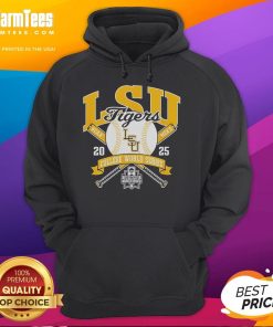 Top LSU Tigers College World Series 2025 baseball hoodie in vibrant colors, perfect for fans and game day wear.