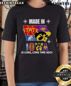 Top Made in Iowa A Long Long Time Ago Ladies Tee featuring a stylish design, perfect for casual wear and Iowa pride.