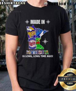 Top Made In Minnesota A Long Long Time Ago T-Shirt featuring vintage design and comfortable fit for casual wear.
