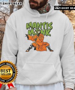 Top Mantis Monk Hoodie in stylish design, featuring a unique graphic and comfortable fit for casual wear.