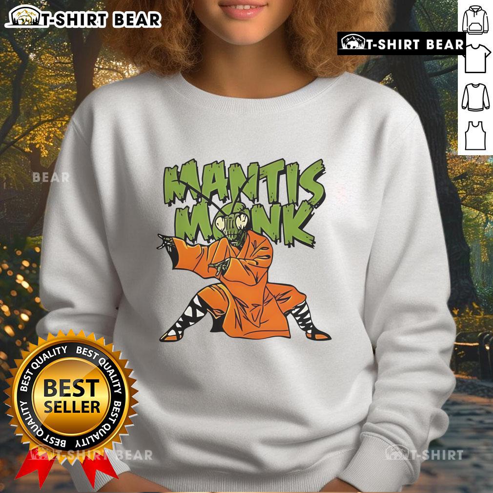 Top Mantis Monk Sweatshirt Stylish Top Mantis Monk sweatshirt featuring a unique design, perfect for casual wear and showcasing your love for comfort.