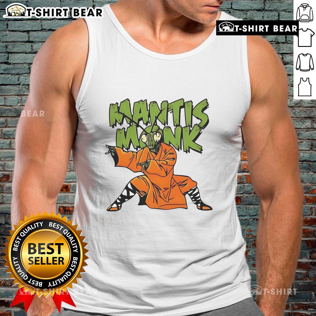 Top Mantis Monk Tank Top Stylish Top Mantis Monk Tank Top featuring vibrant colors and unique design, perfect for casual summer wear.